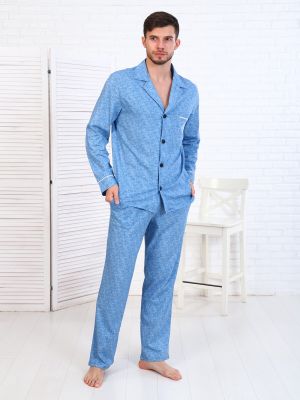 Пижама новое кимоно голубая
