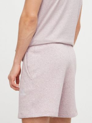 Melange rövidnadrág Adidas lila