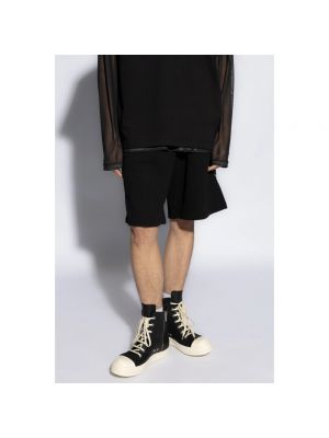 Pantalones cortos de algodón con estampado 44 Label Group negro