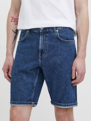Kratke traper hlače Karl Lagerfeld Jeans plava