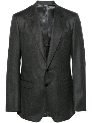 Woll blazer Dolce & Gabbana grau