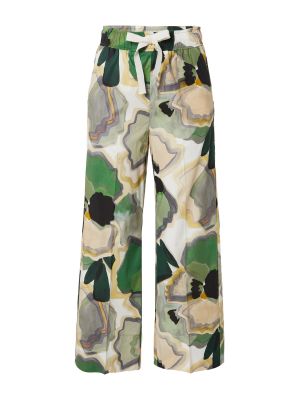 Marella Pantaloni 'KIM'  bej / gri taupe / verde / verde deschis