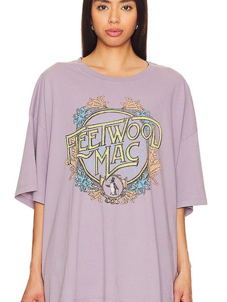 T-shirt à fleurs Daydreamer violet
