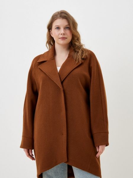 Пальто Le Monique коричневое