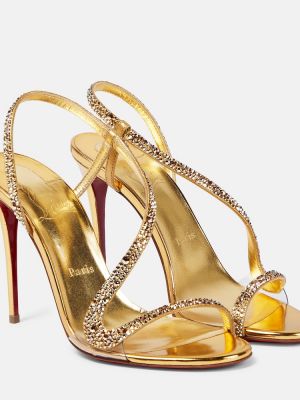 Sandale Christian Louboutin auriu