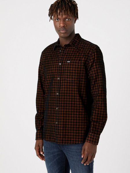Рубашка Wrangler коричневая