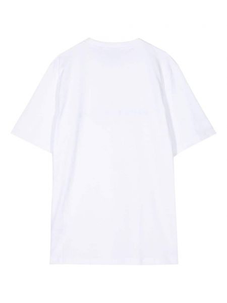Bavlněné tričko s potiskem Daily Paper bílé