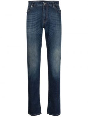 Slim fit skinny džíny s nízkým pasem Pt Torino modré