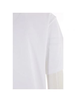 Camisa con estampado Maison Kitsuné blanco