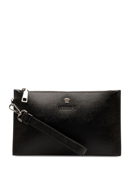 Clutch somiņa Versace Pre-owned melns