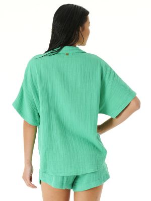 Зелена блуза з коротким рукавом Rip Curl