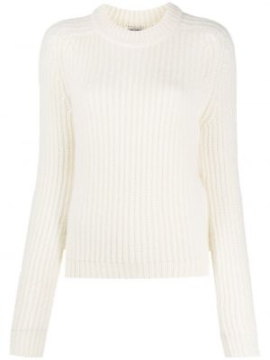 Пуловер Saint Laurent бяло
