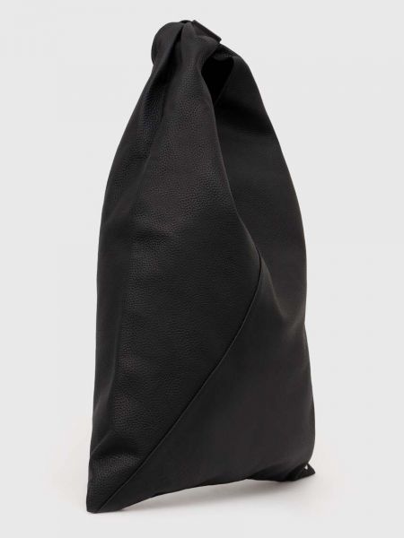 Klasična kožna torbica Mm6 Maison Margiela crna