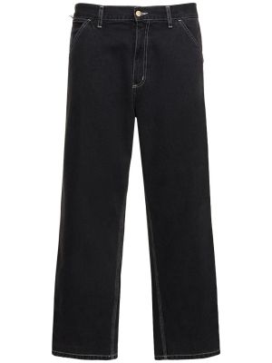 Pantaloni din bumbac Carhartt Wip negru