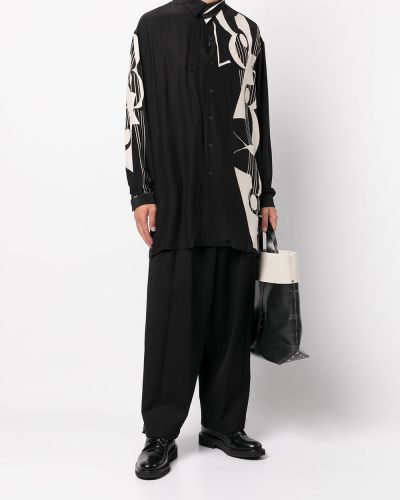 Camisa oversized Yohji Yamamoto negro