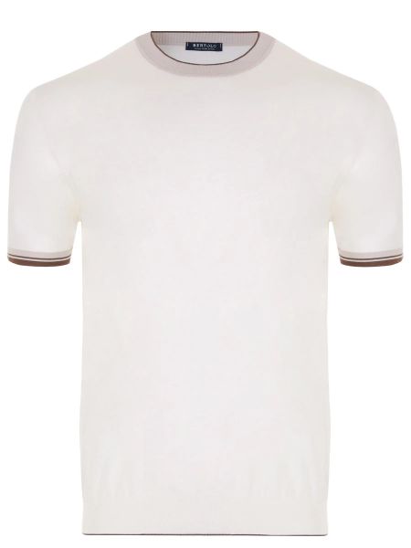 Футболка Bertolo Luxury Menswear белая