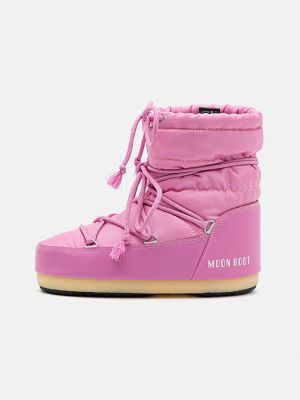 Зимние ботинки Moon Boot розовые