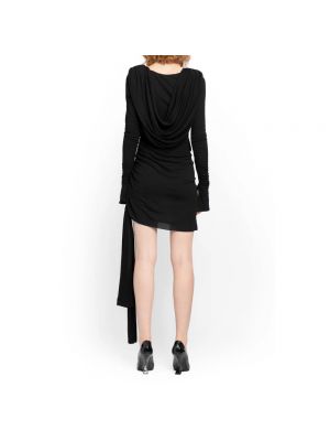 Sukienka mini drapowana Andrea Adamo czarna