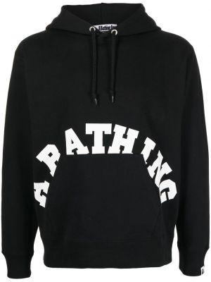 Hoodie aus baumwoll mit print A Bathing Ape® schwarz