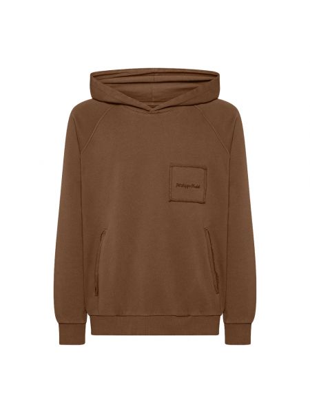 Oversize hoodie Philippe Model braun