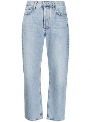 Straight leg-jeans Agolde blå