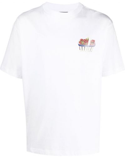 Camiseta con estampado Jacquemus blanco
