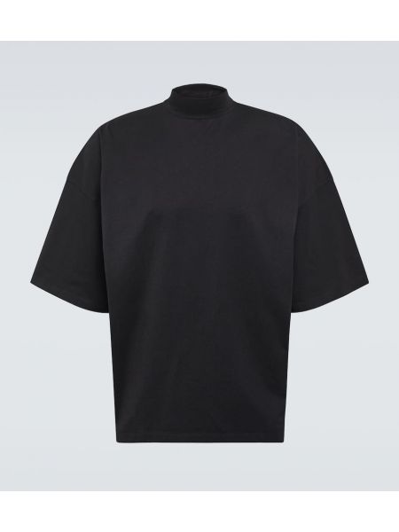 Jersey t-shirt aus baumwoll Jil Sander schwarz