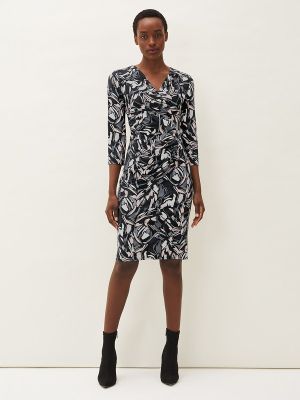 Mini vestido con estampado con estampado abstracto Phase Eight