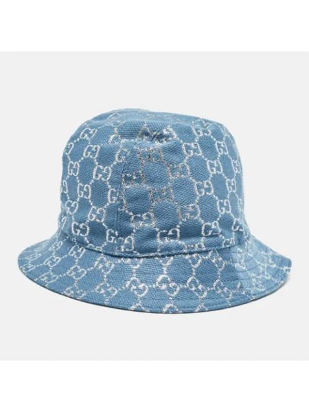 Sombrero retro Gucci Vintage azul