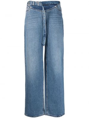 Jeans taille basse Y/project bleu