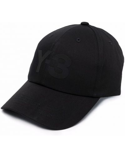 Gorra con estampado Y-3 negro