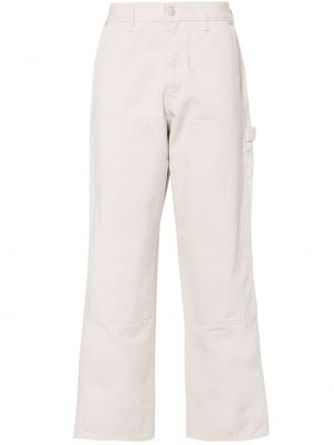 Bavlnené džínsy s rovným strihom Dunst béžová