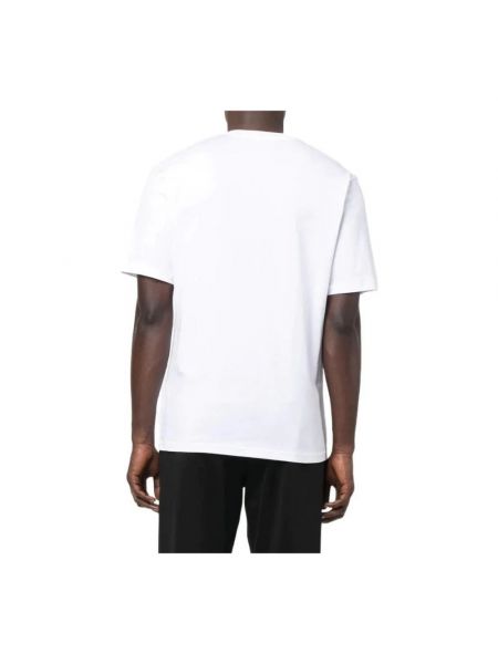 Camiseta de algodón casual Moschino blanco