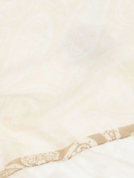 Schal mit print mit paisleymuster Etro beige