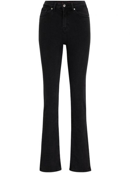 Slim fit skinny jeans aus baumwoll ausgestellt Hugo schwarz