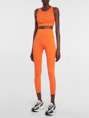 Sutien sport Adidas By Stella Mccartney portocaliu