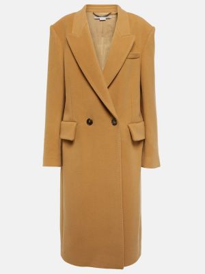 Manteau en laine Stella Mccartney beige