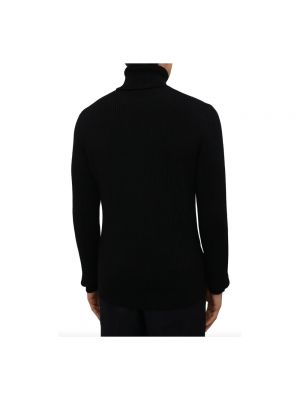 Jersey cuello alto de lana de tela jersey Dolce & Gabbana negro