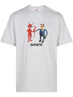 Тениска Supreme сиво
