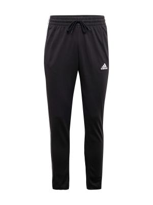 Pantalon de joggings à rayures en jersey Adidas Sportswear noir