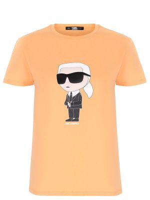 Футболка Karl Lagerfeld оранжевая