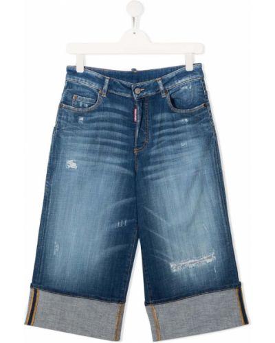 Stretch jeans for jenter Dsquared2 Kids blå