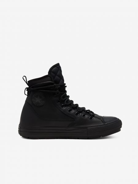 Pantofi din piele Converse negru