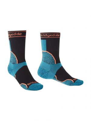 Sportske čarape od merino vune Bridgedale crna