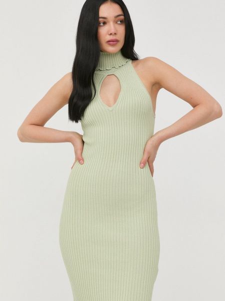 Uska mini haljina Guess zelena