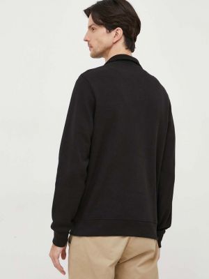 Bavlněný svetr Lacoste černý