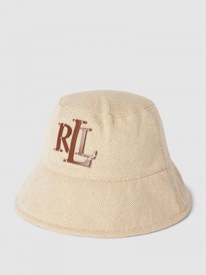 Beżowa czapka Lauren Ralph Lauren