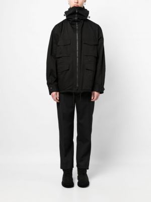 Jacke mit kapuze Yohji Yamamoto schwarz