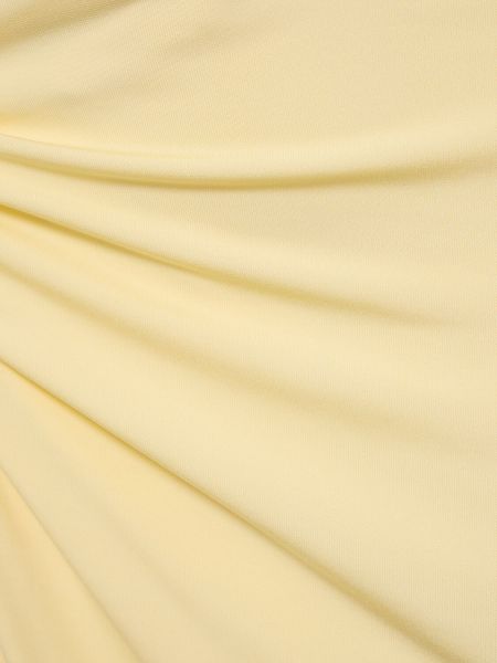 Drapiruotas suknele Christopher Esber geltona