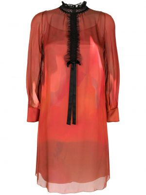 Μάξι φόρεμα Shiatzy Chen πορτοκαλί